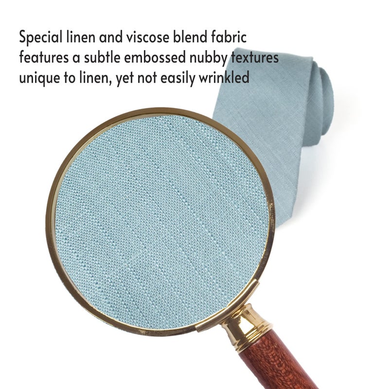 Spring Notion Men's Linen Blend Bow Tie Blush Pink - Image 4